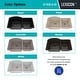 preview thumbnail 6 of 6, 32 Inch Lexicon Platinum Quartz Composite Drop-in Undermount Galaxy Beige Kitchen Sink LP-7030-B-SO - 20.5" W x 32" L x 10.25" H