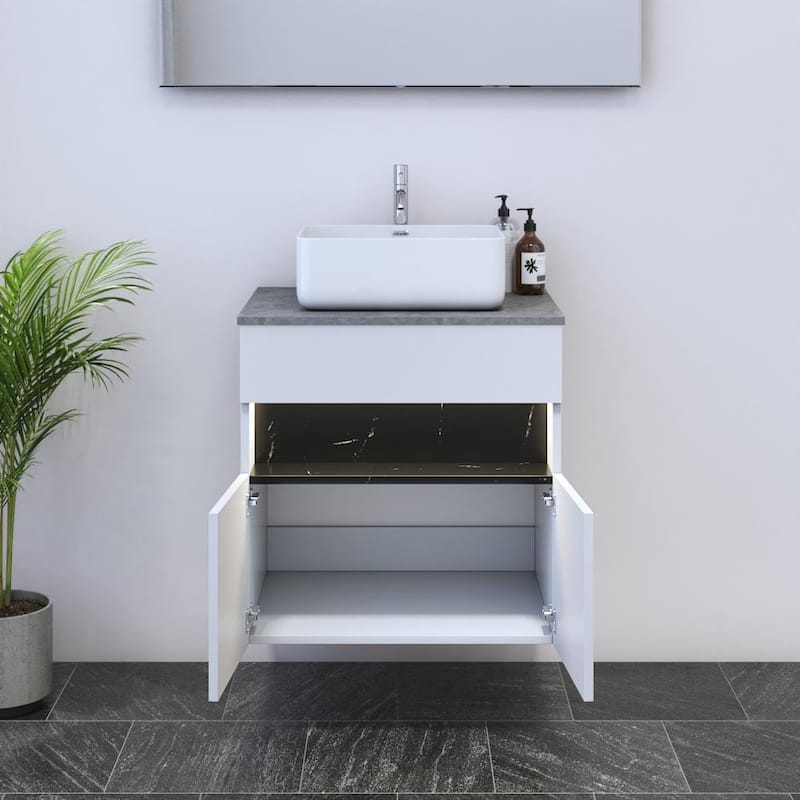 Laguna 2D 60 Floating Bathroom Vanity (24" Width)