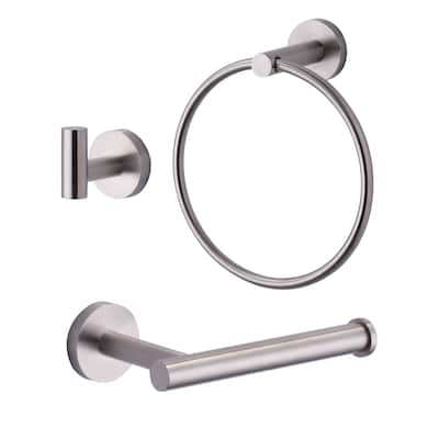WOWOW 3-Piece Bath Hardware Set with Mounting Hardware