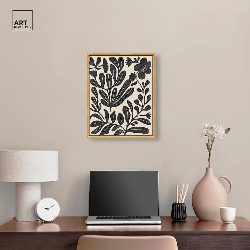 Ebony Eden Essence II Canvas by Art Remedy