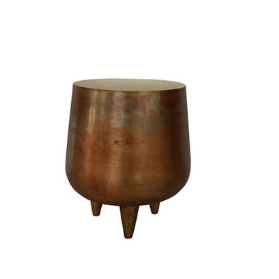 Round Footed Tabletop Pot - 8.5"