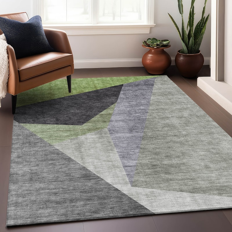 Premium Washable Super Soft Modern Deco Mayfield Rug