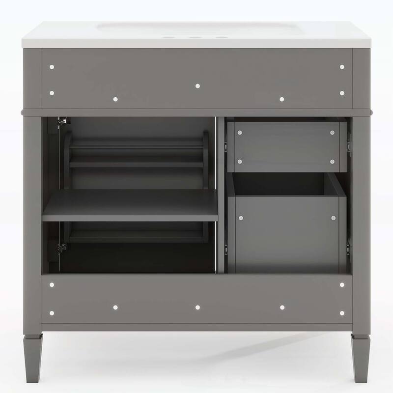 36'' Bathroom Vanity with Top Sink