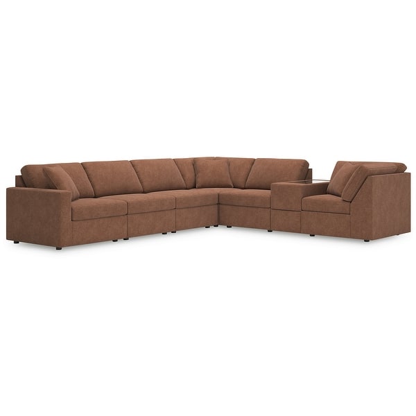 Modmax 7 Piece Modular Sectional with Storage Console Modmax 7 Piece Modular Sectional with Storage Console
