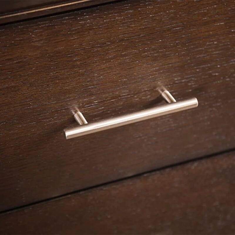 Transitional Nightstand - Espresso Finish with Dovetail Drawers