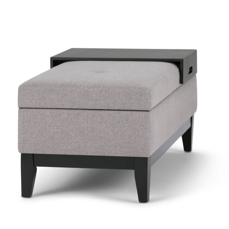 WYNDENHALL Jackson 42 inch Wide Rectangle Storage Ottoman