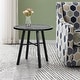 preview thumbnail 3 of 12, MAISON ARTS Outdoor Bistro Table Round Metal Patio Dining Table Small Side End Table Outdoor Furniture Table