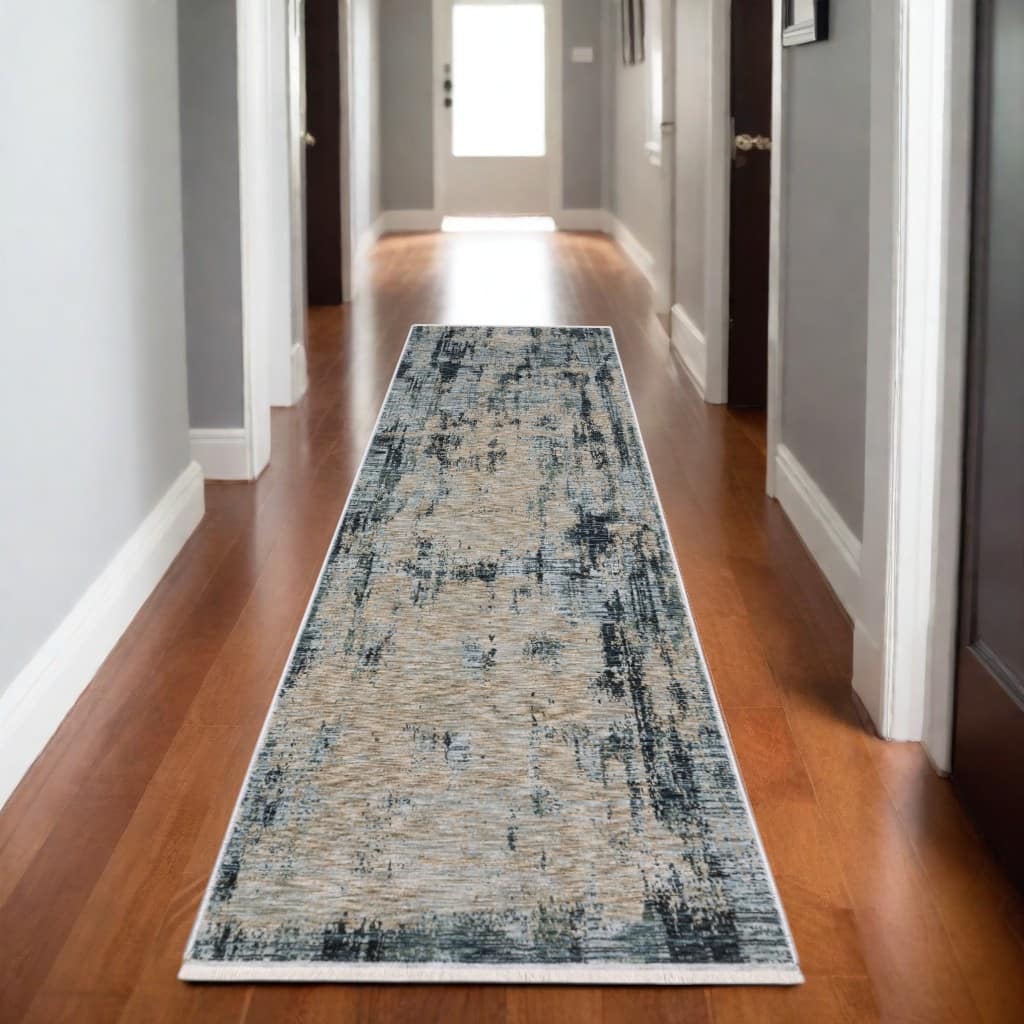 HomeRootsAbstract Modern Runner Area Rug