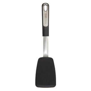 BergHOFF Graphite Silicone Flexible Turner 12.5", Recycled Material - 12.5" x 3"