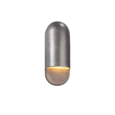 Ambiance Capsule 1-light Small Antique Silver ADA Wall Sconce