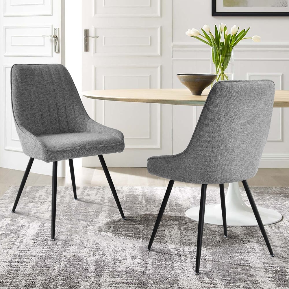 Upholstered Modern Dining Chair(Set of 2)
