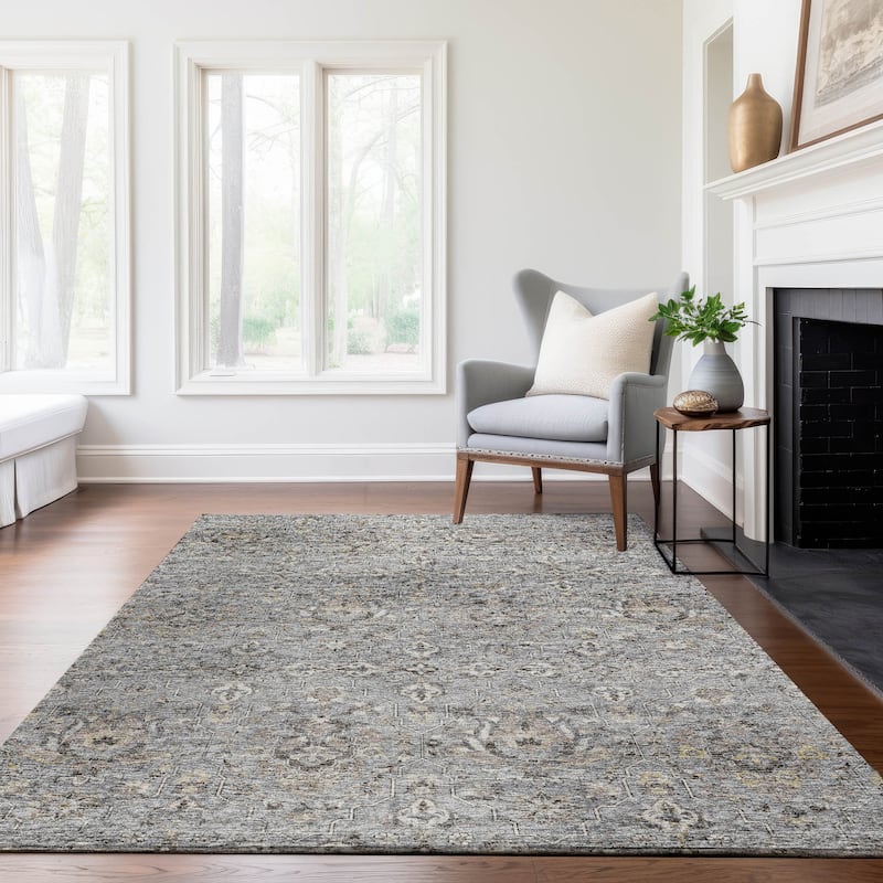 Premium Washable Super Soft Traditional Kashan Mayfield Rug