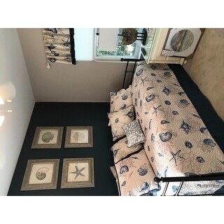 Shop Madison Park Nantucket Navy Cotton Printed Window