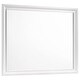 preview thumbnail 31 of 57, Barzini Upholstered Bedroom Set White with Wingback Headboard