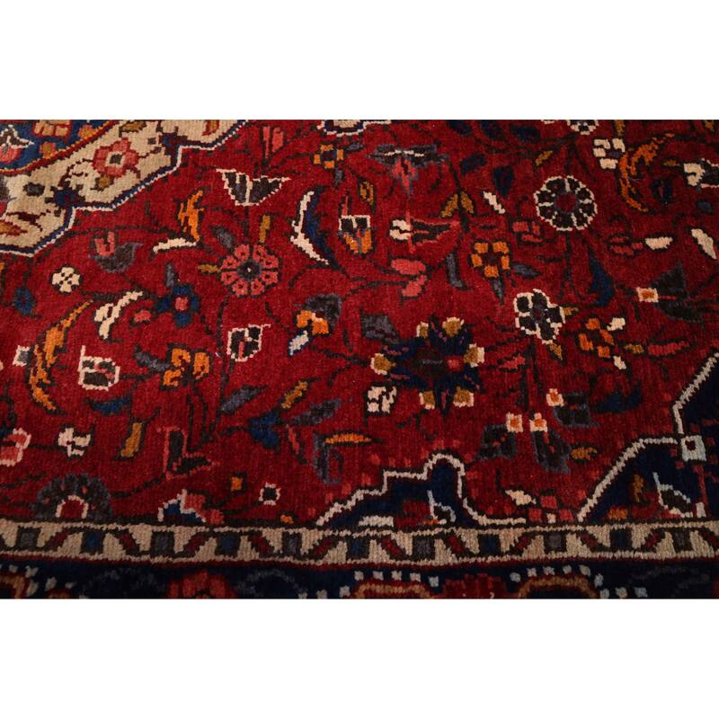 ECARPETGALLERY Hand-knotted Andelz Dark Red Wool Rug - 3'11 x 11'8
