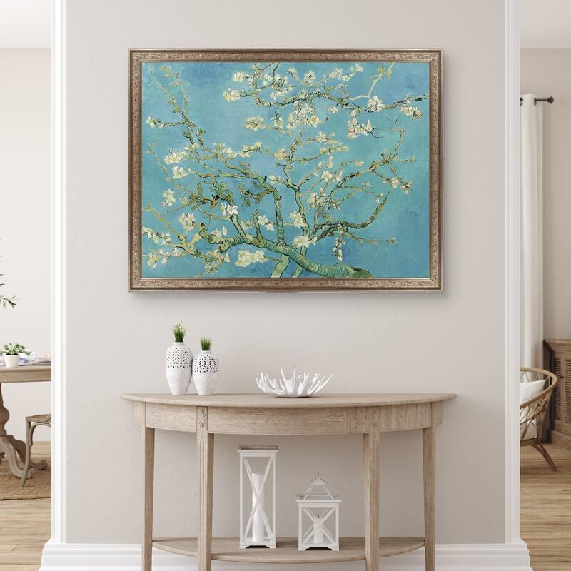 Masterpiece Art Gallery| Almond Blossoms by Vincent Van Gogh - Framed Canvas Art Print