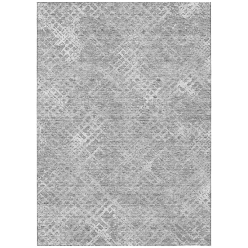 Machine Washable Indoor/ Outdoor Chantille Vintage Trellis Rug