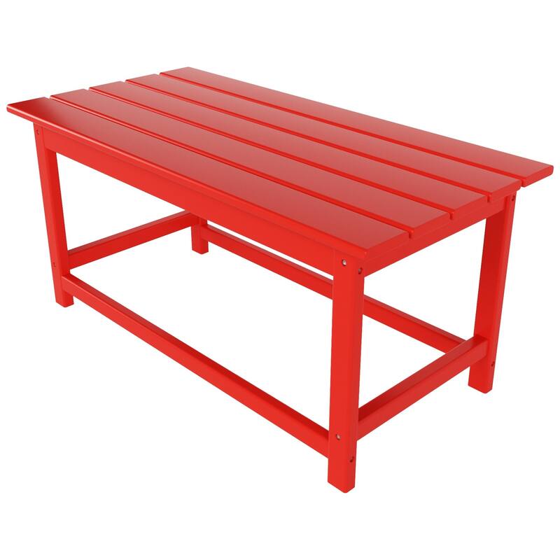 POLYTRENDS Laguna 36-inch Poly Eco-Friendly All Weather Coffee Table