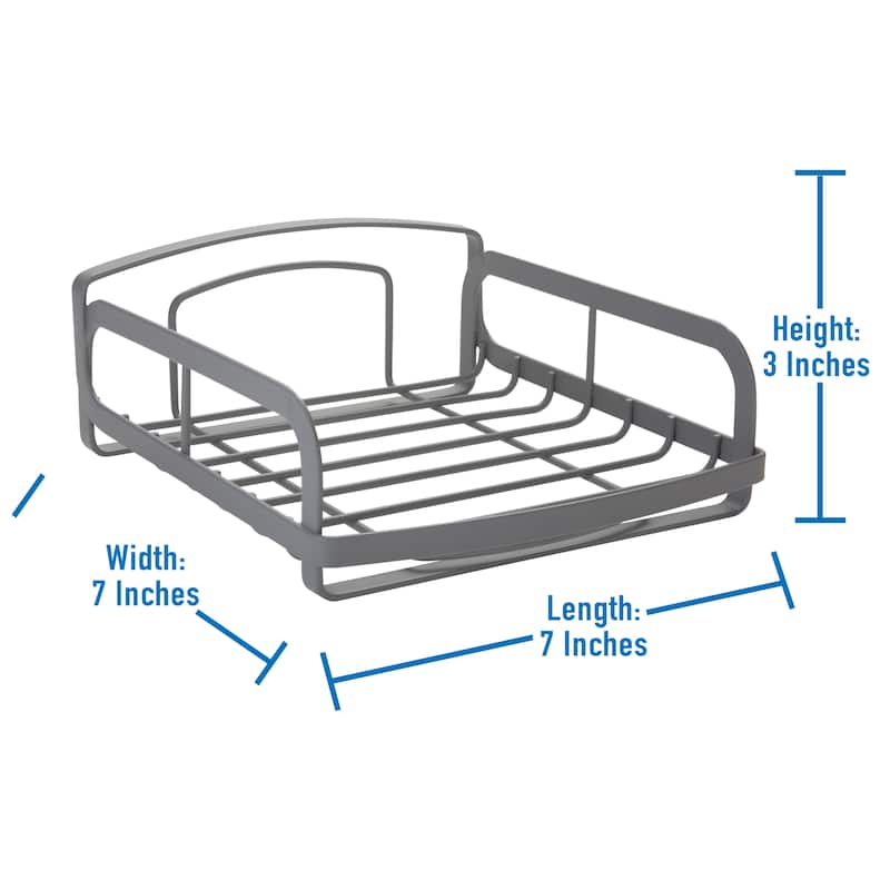 Kitchen Details Industrial Collection Napkin Holder - 7.5"x 7.2"x 3"