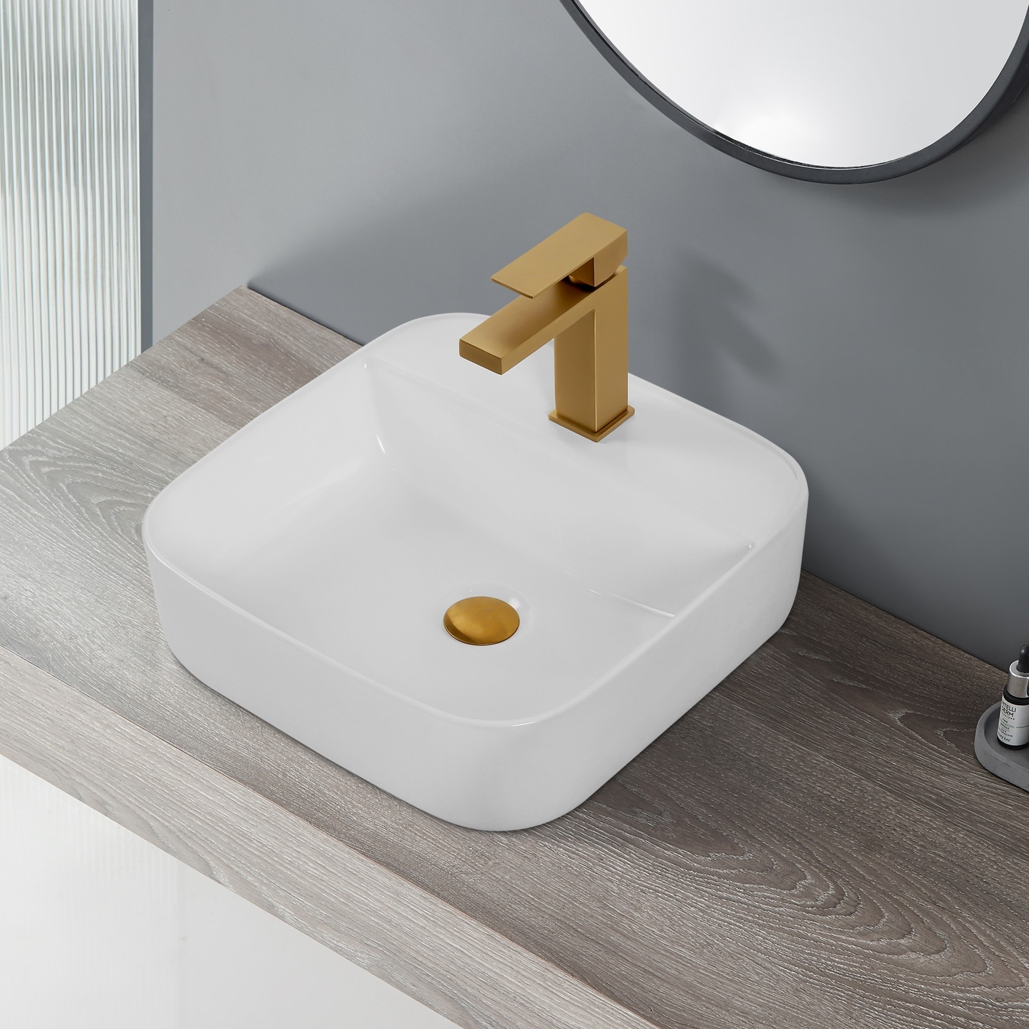 Square Countertop Ceramic Washbasin, image size:2000x2000