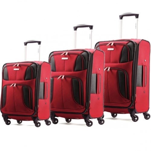 samsonite aspire with spinner wheels