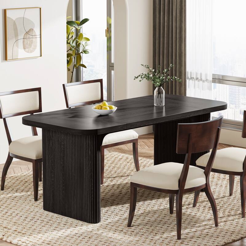 62.99'' W Modern Executive Desk Simple Computer Desk with Engineered Wood Top and Legs
