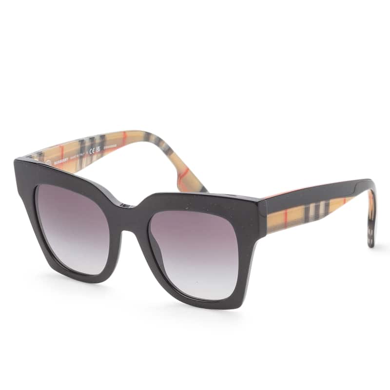 Burberry Women's 49mm Black Sunglasses
