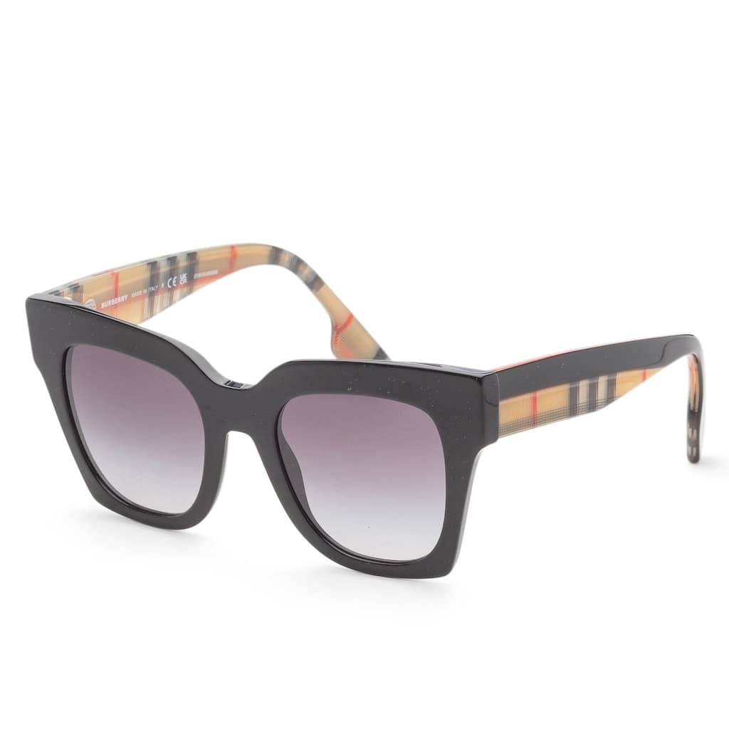 Burberry Women's 49mm Black Sunglasses