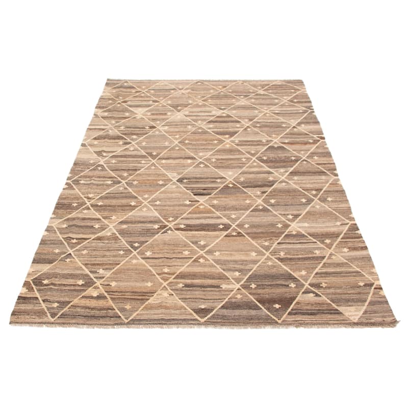 Sivas Brown Kilim 6'8" x 10'3" - 6'8 x 10'3