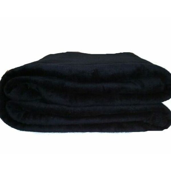 Plain sales black blanket
