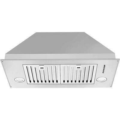 Tieasy Built-in Range Hood 30 in 800 CFM Kitchen Stainless Steel 3-Speed Fan