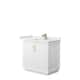 Option White, Bronze Trim, White Cultured Marble Top