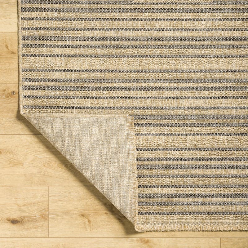 Livabliss Mirage Cottage Striped Area Rug