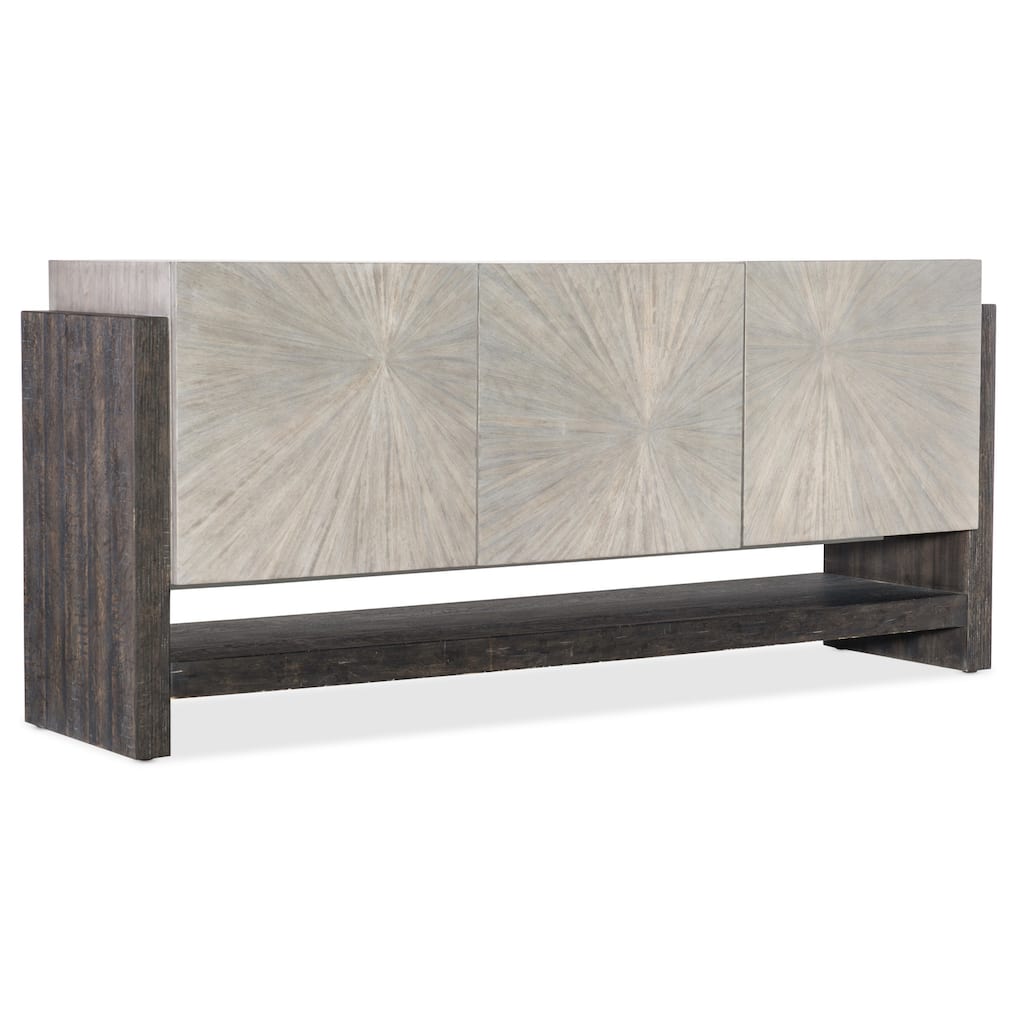 Hooker Furniture 628-85170 Melange 71" Wide Paldao and Oak Veneer