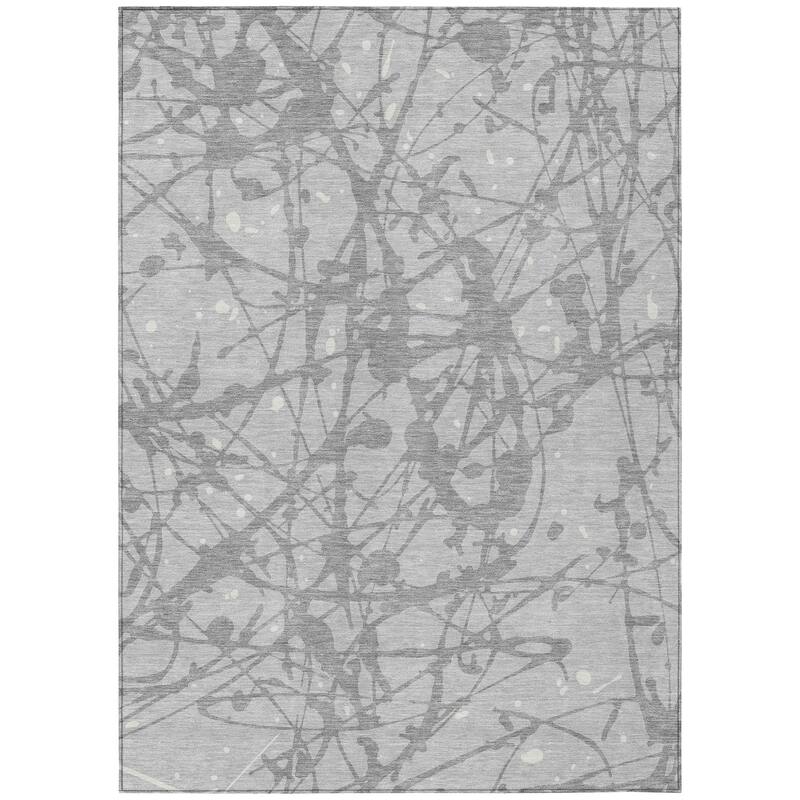 Machine Washable Indoor/ Outdoor Modern Campo Chantille Rug