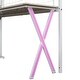 preview thumbnail 5 of 10, Full Size Metal Loft Bed with Built-in Work Station, Wardrobe, Storage Staircase and LED, White