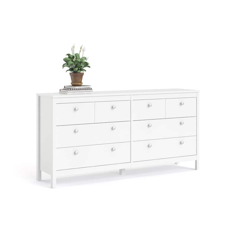 Porch & Den Madrid 8 Drawer Double Dresser