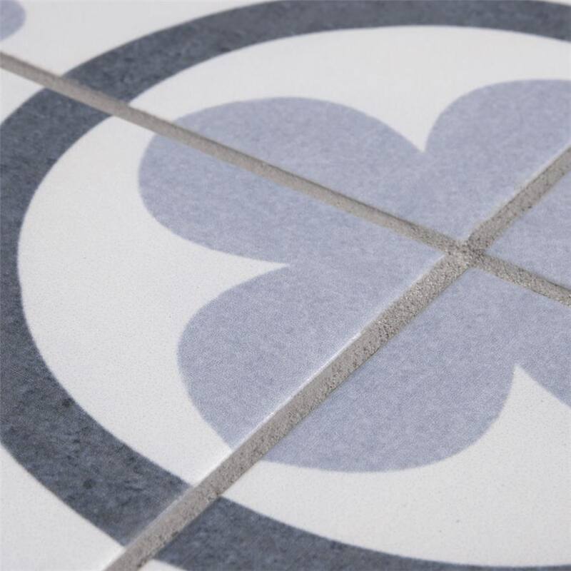 Merola Tile Amberes Azul II 13" x 13" Ceramic Floor and Wall Tile