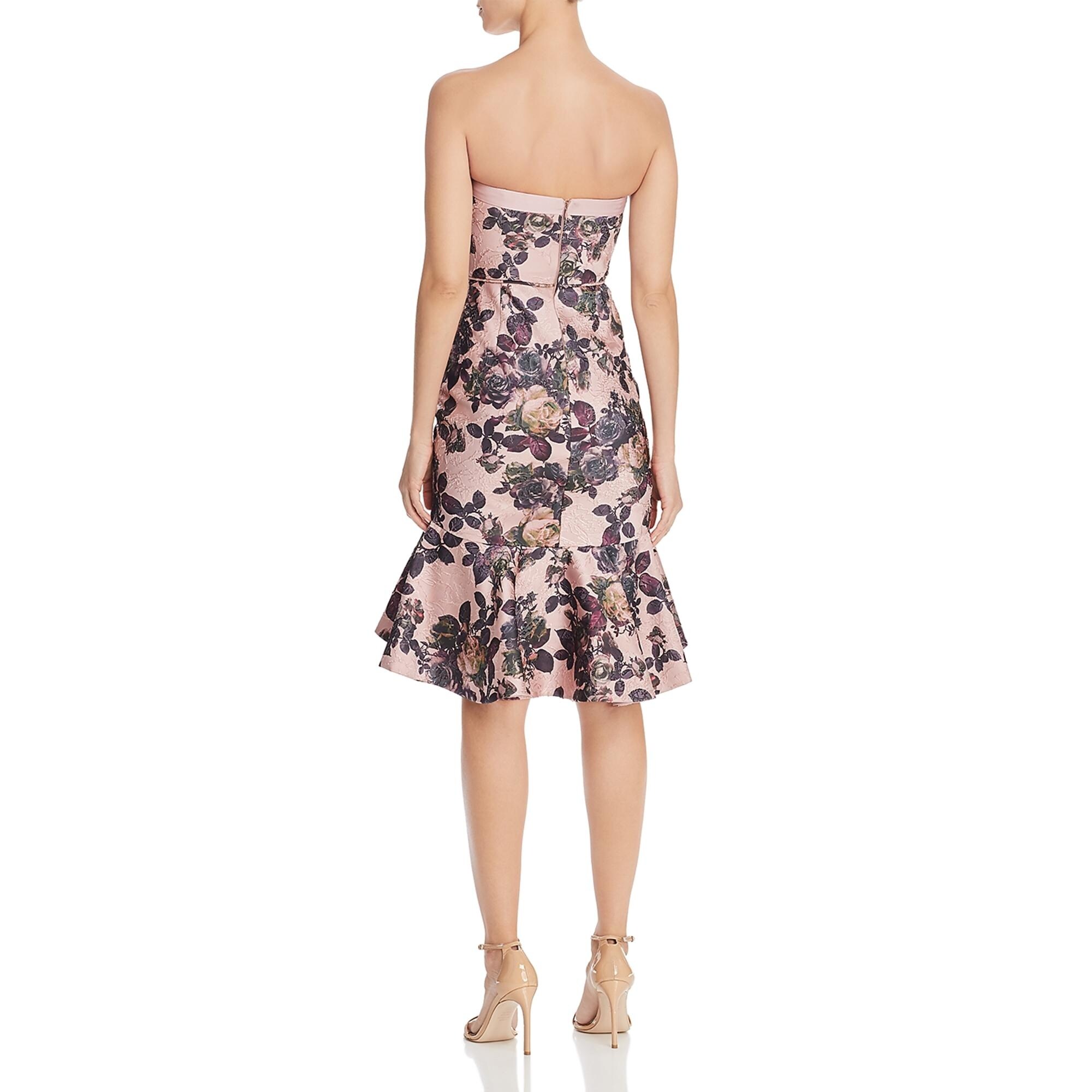floral trumpet dress