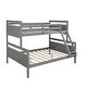 preview thumbnail 5 of 6, Twin over Full Bunk Bed with ladder, Safety Guardrail