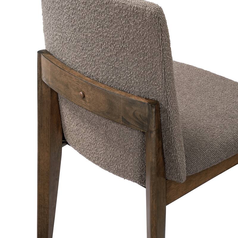 Christopher Knight Home - Arlo Modern Upholstered Solid Wood Armless Dining Chair (Set of 2)