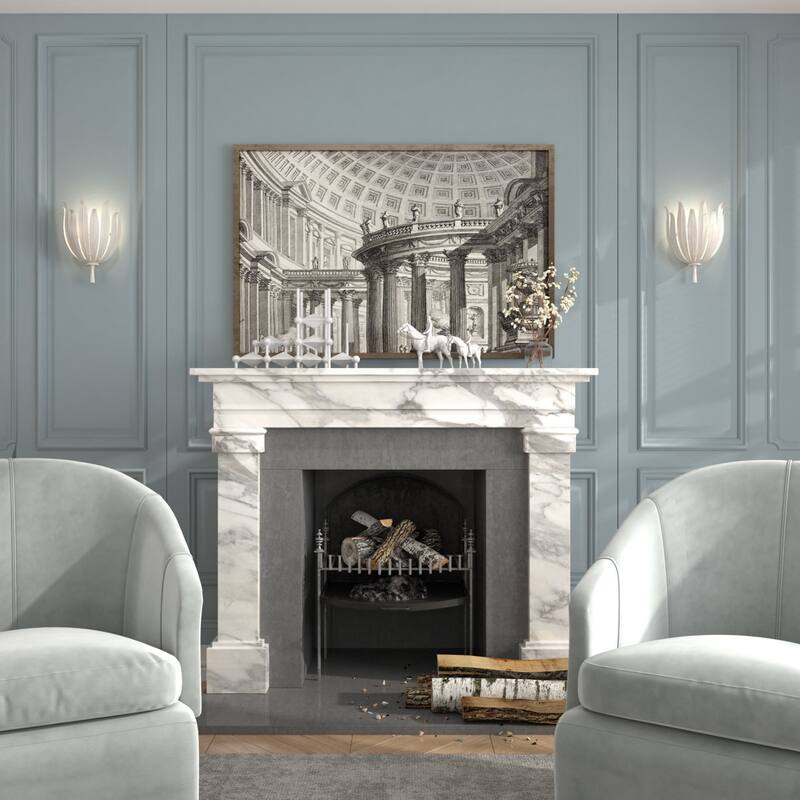 Acroma 2-set Steel Dimmable Steel Wall Sconce with Floral Design