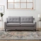 preview thumbnail 3 of 34, Brookside Ellen 75" Upholstered Scooped Arm Sofa