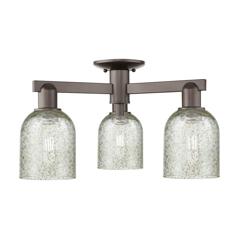 Innovations Lighting Endless Possibilities Arcadia - Caledonia - 3 Light 23" Semi-Flush Mount - Oil Rubbed Bronze