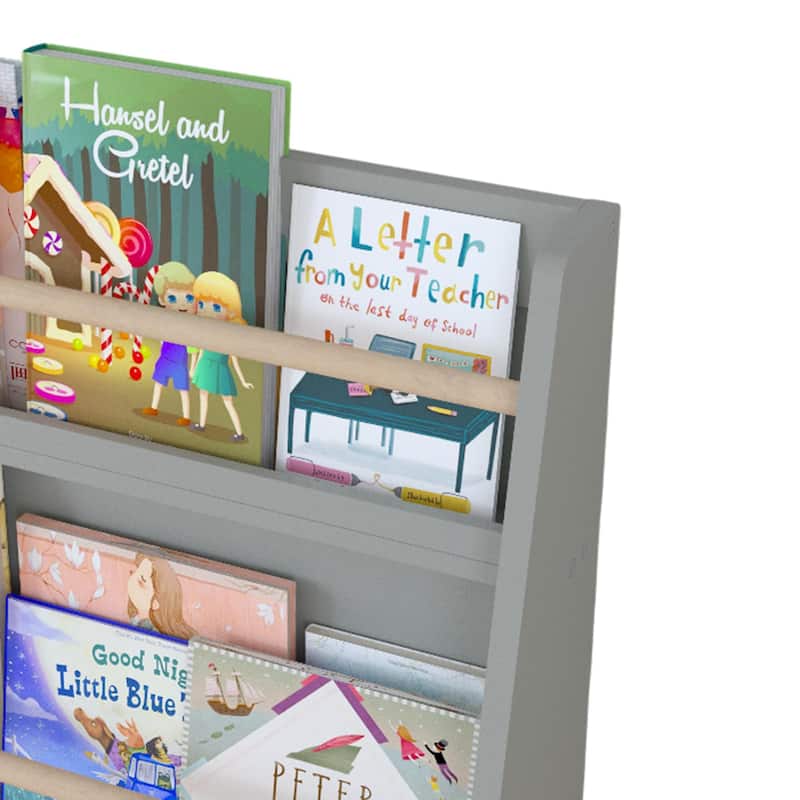 3 Tier Kids Book Shelf,Kids Book Rack,Helps Keep Bedrooms,Playrooms,And Classrooms Organized,Sage