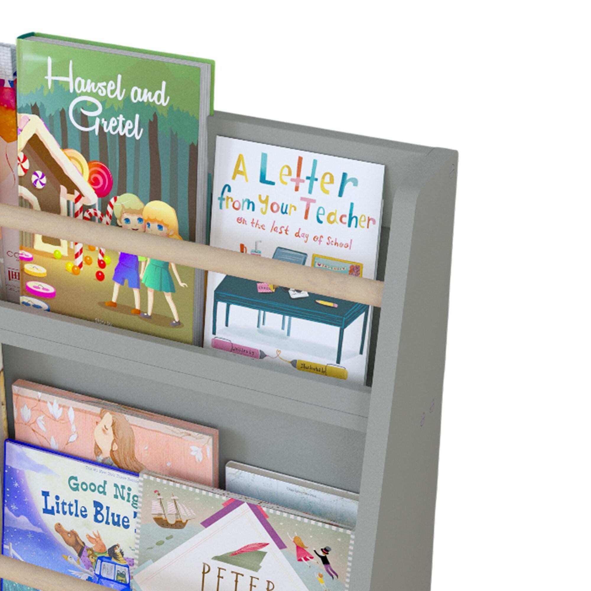 3 Tier Kids Book Shelf,Kids Book Rack, Helps Keep Bedrooms