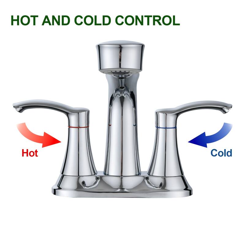 Topcraft Pull Down Two Handle Bathroom Sink Faucet