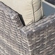 preview thumbnail 3 of 24, Ovios 2-piece Outdoor High-back Wicker Single Chairs