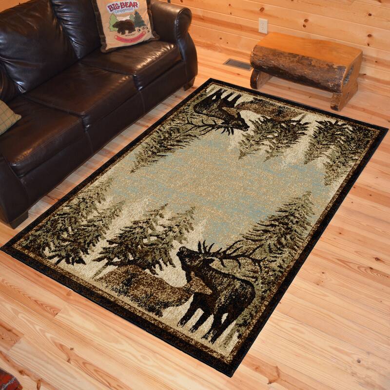 Mayberry Lodge King Timberland Lodge Area Rug