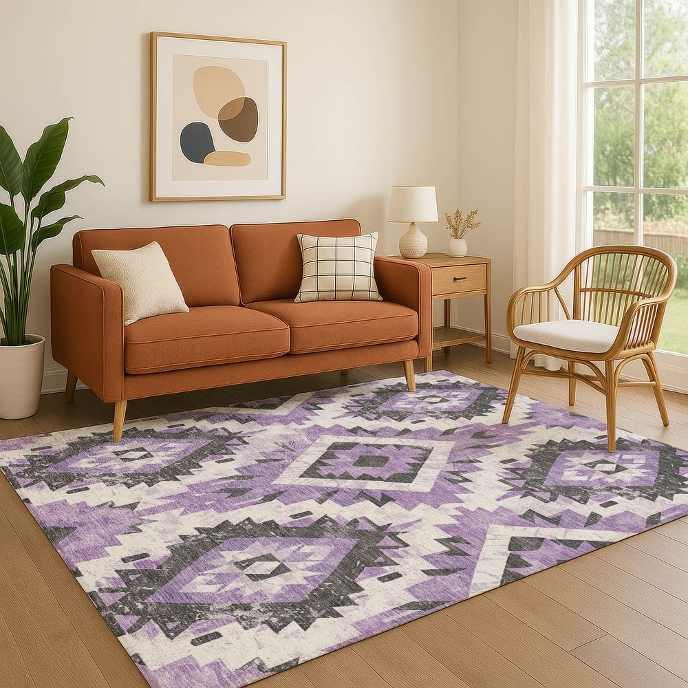 Premium Washable Super Soft Southwest Global Mayfield Rug